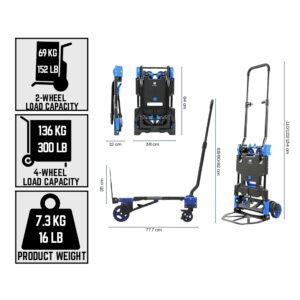 FT140 69/136 Kg Katlanabilir Yük Taşıma Arabası